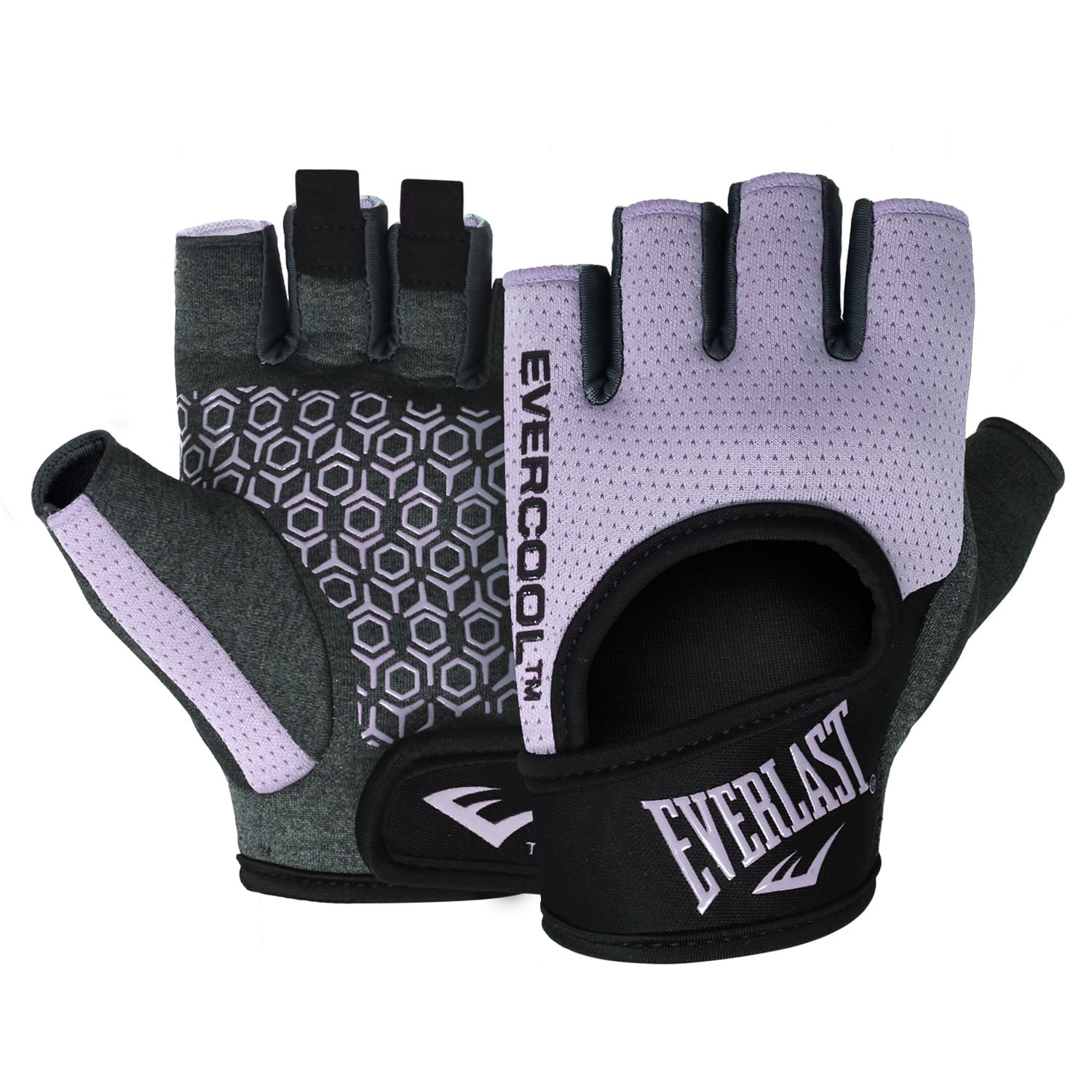 Guantes De Pesas Heather Everlast Lila Negro img #1