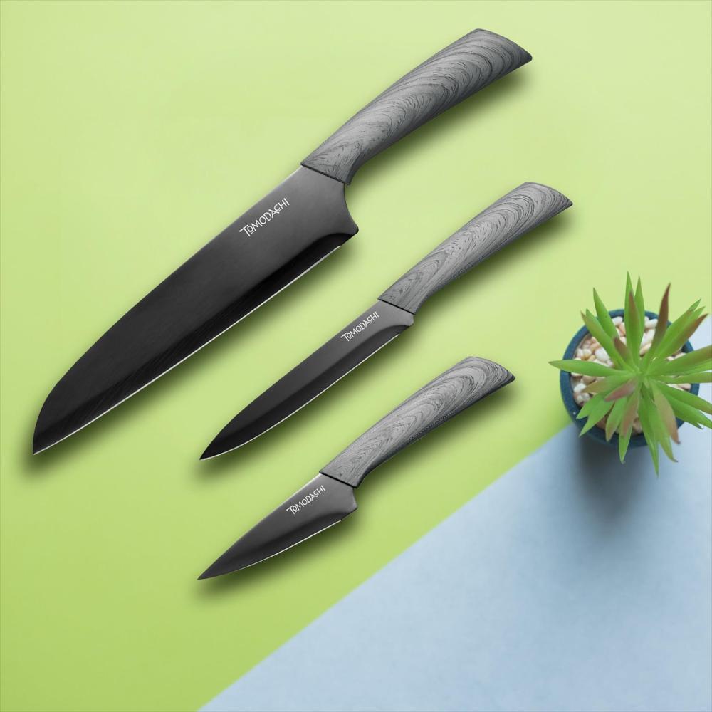 Set De 3 Cuchillos Hampton Forge Tomodachi Madera Raintree img #2
