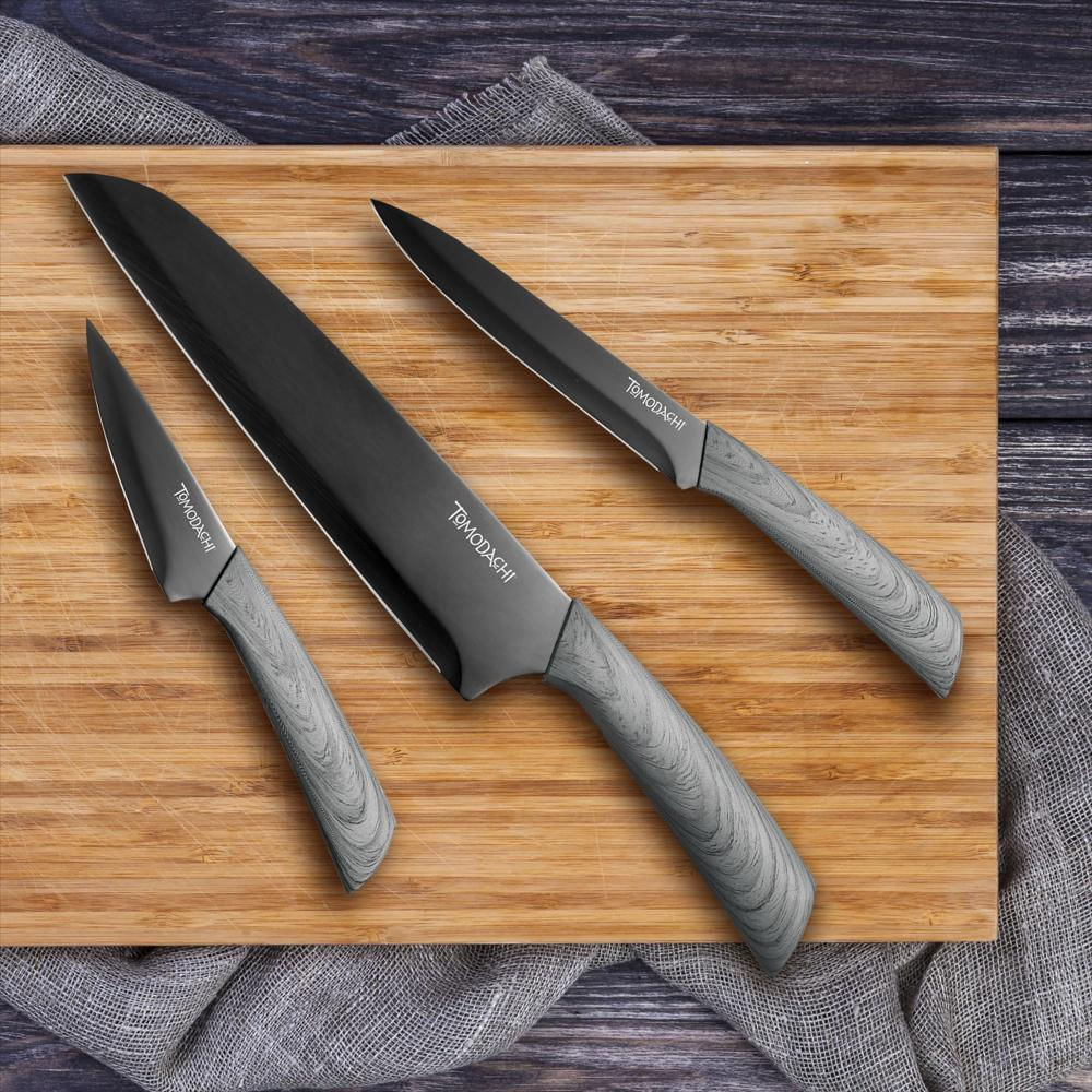 Set De 3 Cuchillos Hampton Forge Tomodachi Madera Raintree img #3