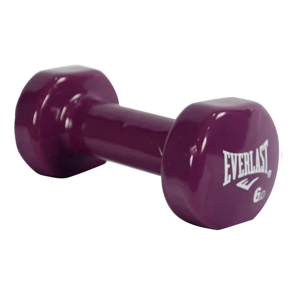 Mancuernas Encauchetadas En Vinilo Everlast 6LB img #1