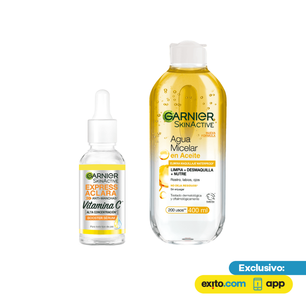 Pack Garnier Serum Vitamina C + Micelar Óleo 400ml img #1