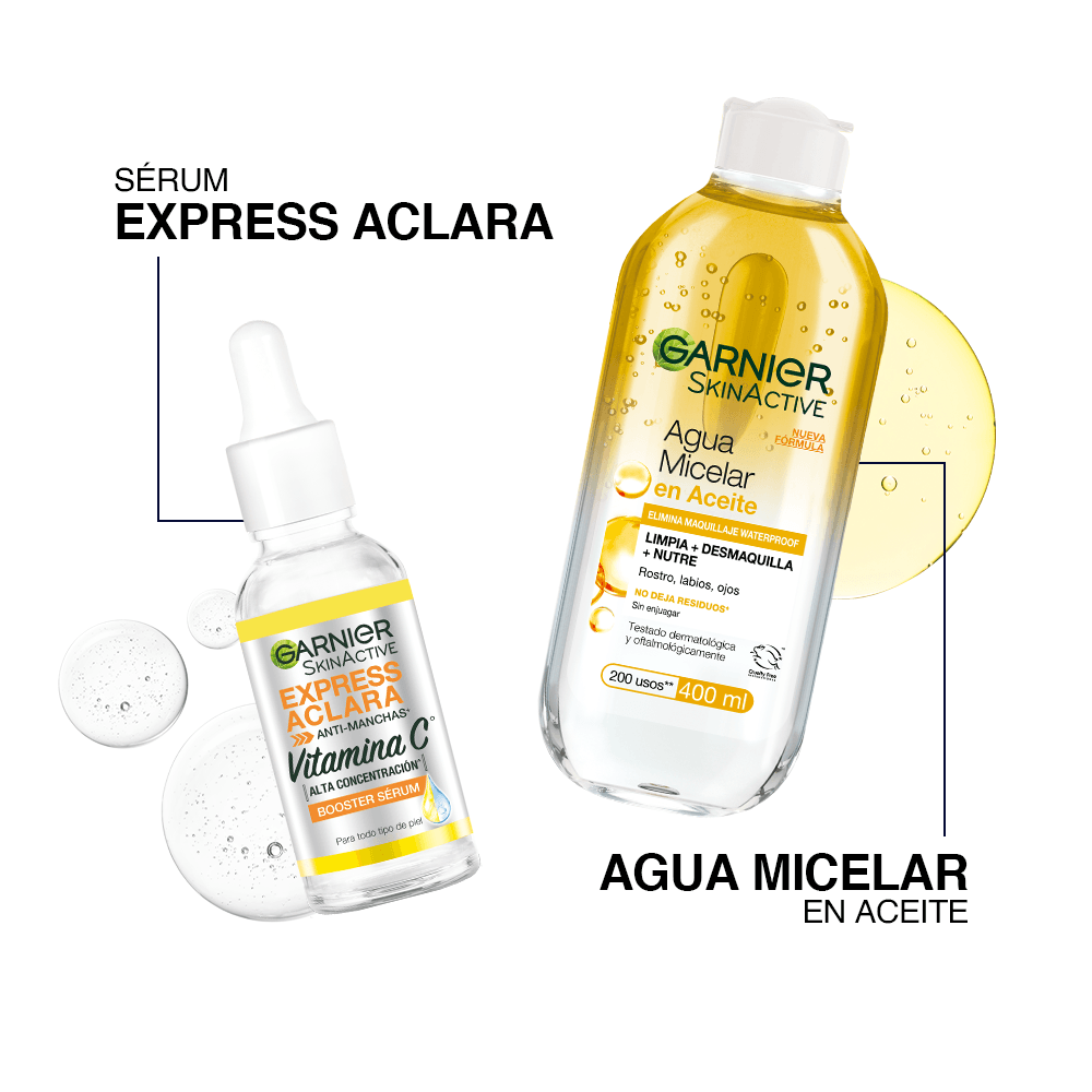 Pack Garnier Serum Vitamina C + Micelar Óleo 400ml img #2