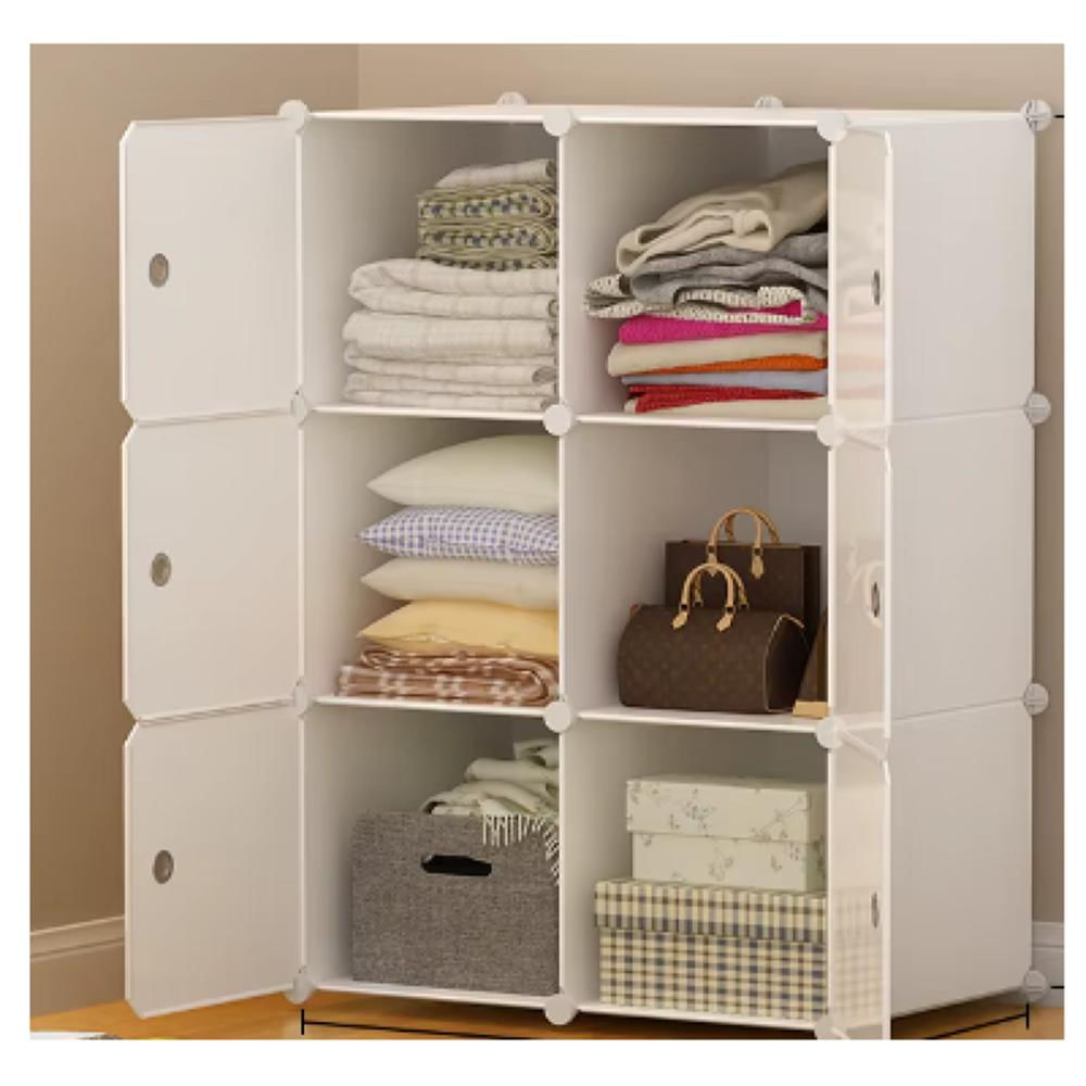 Armario Multiuso De Plástico Con 3 Compartimentos Para Organización img #1