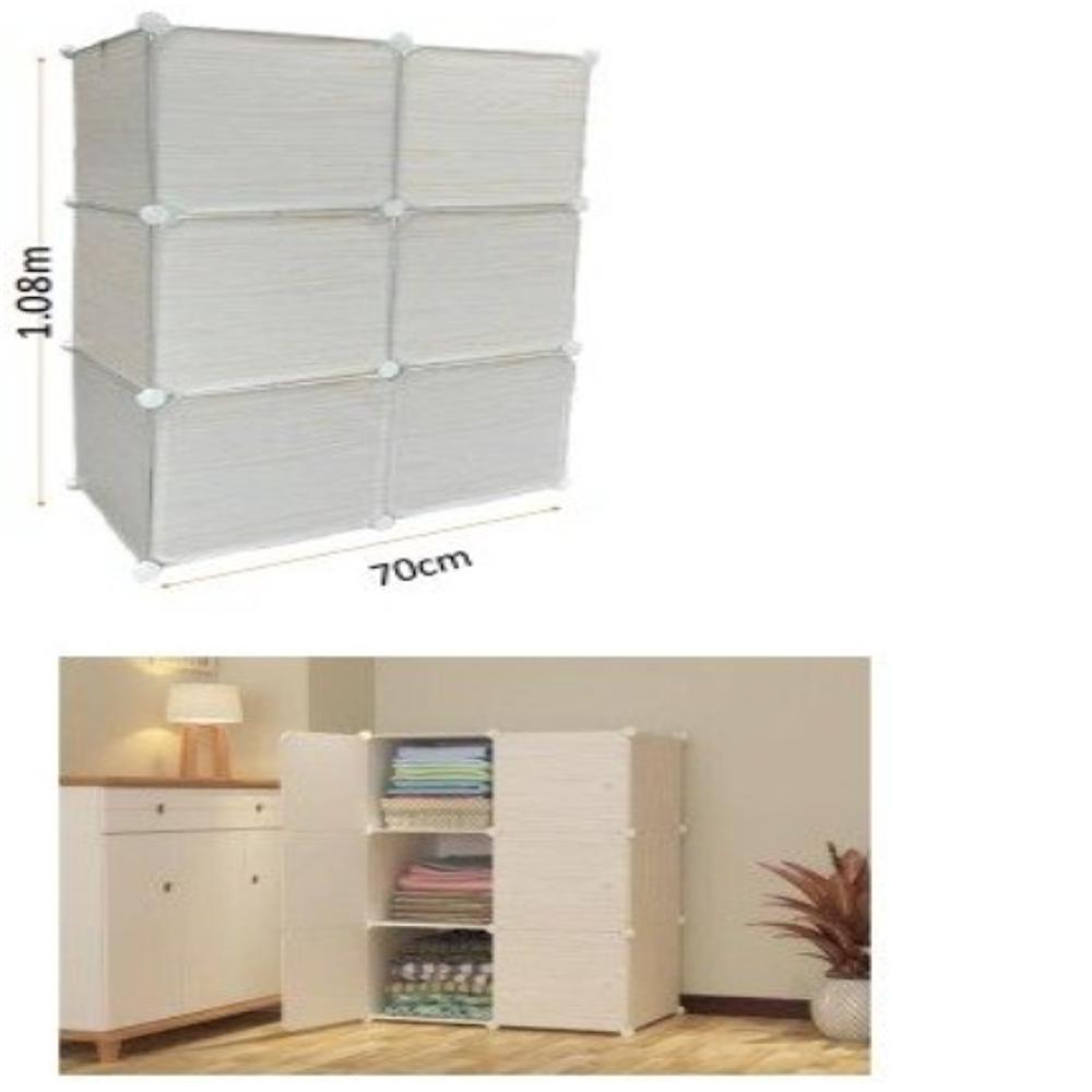 Armario Multiuso De Plástico Con 3 Compartimentos Para Organización img #4