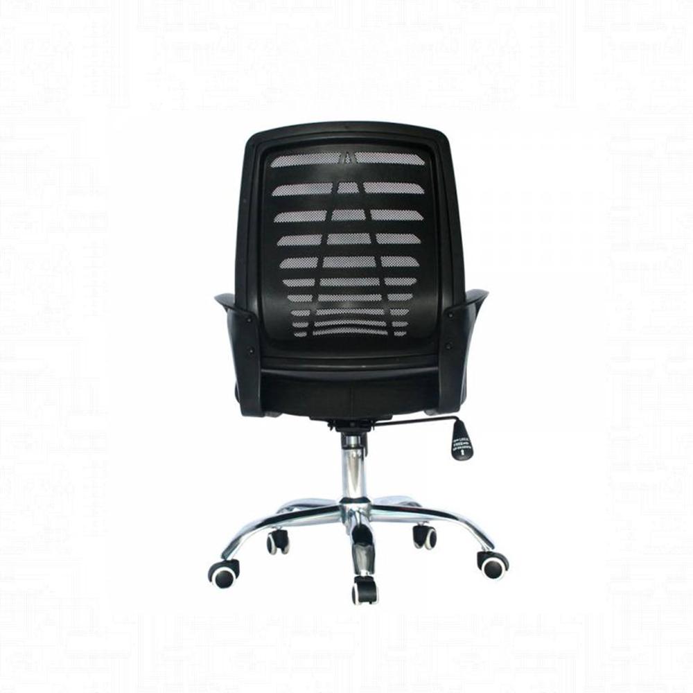 Silla De Oficina Tela De Malla Clasica Giratoria Negro-1752757605350