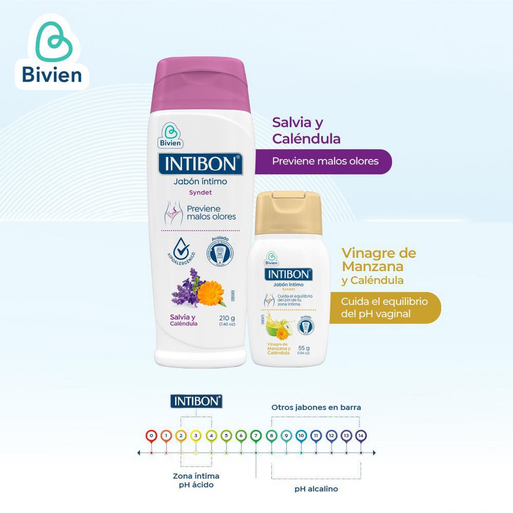 Jabón íntimo INTIBON  + jabón manzana y caléndula (2  UNIDAD) img #3