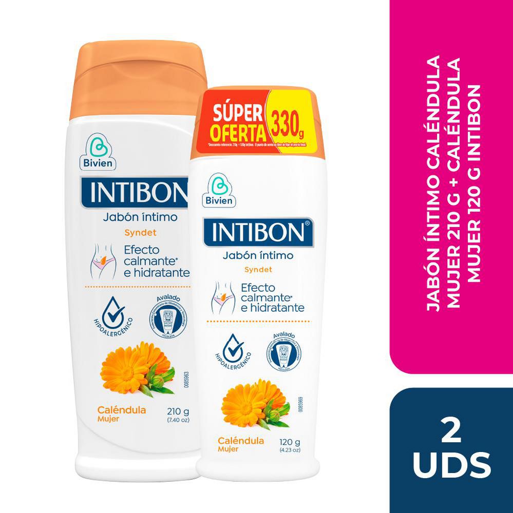 Jabón íntimo INTIBON caléndula (330  gr) img #1