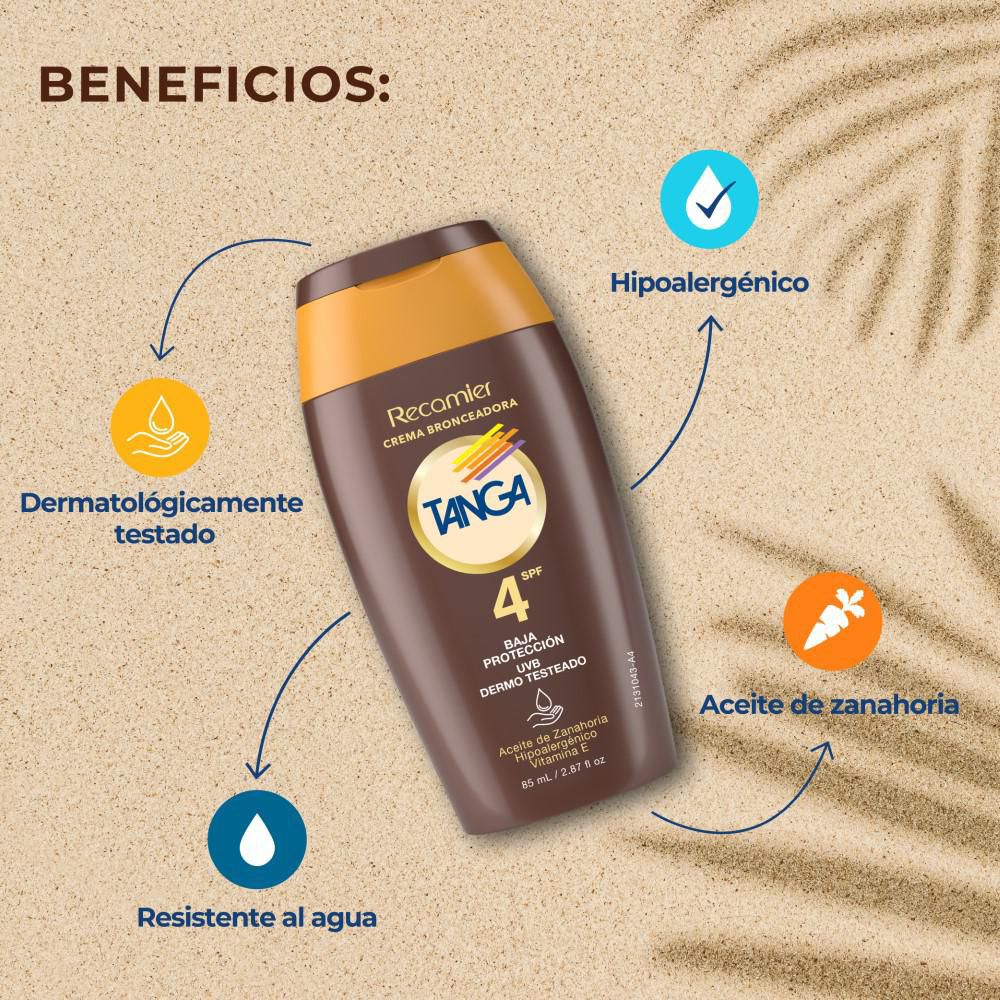 Bronceador TANGA en crema FPS 4 (85  ml) img #3