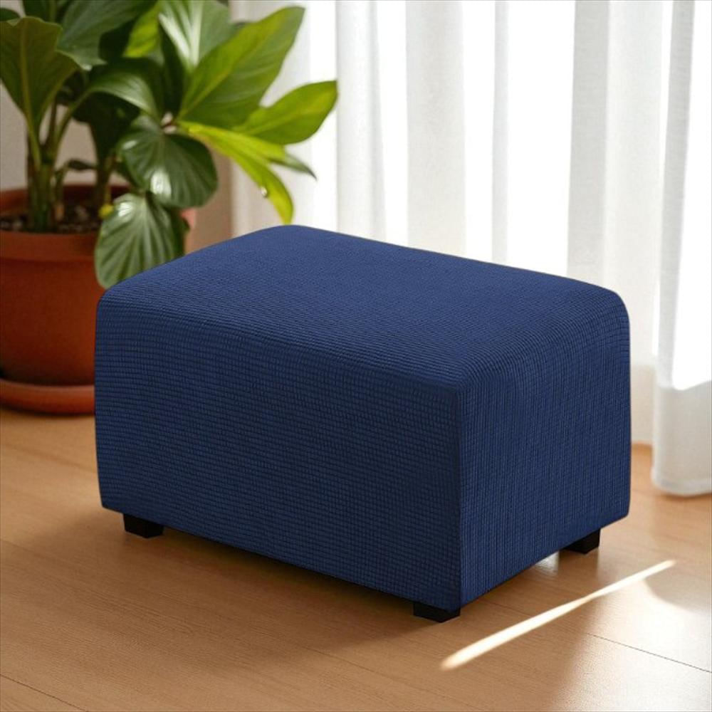 Puff Decorativo 80X40 Azul Oscuro img #1