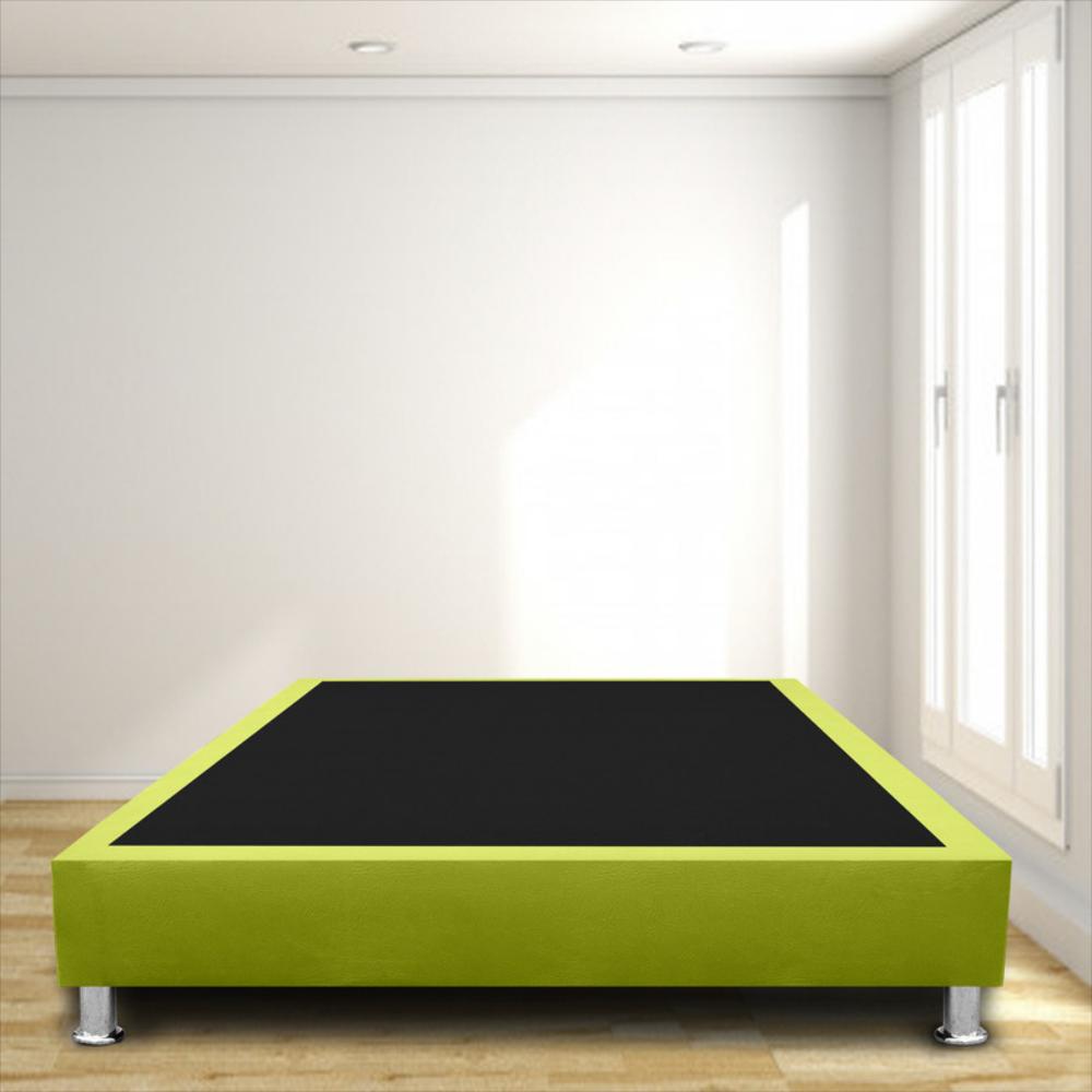 Base Cama Magic Class Sommier 140X190 Microfibra Verde img #1