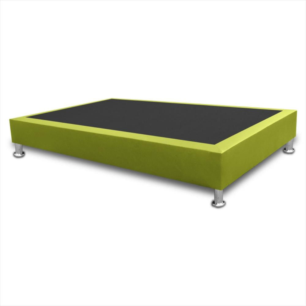 Base Cama Magic Class Sommier 140X190 Microfibra Verde img #2