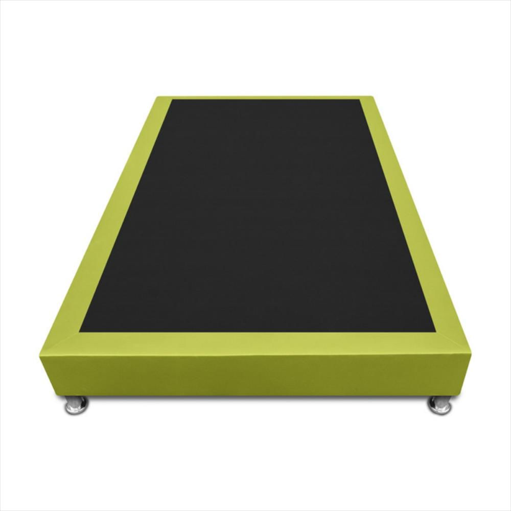 Base Cama Magic Class Sommier 140X190 Microfibra Verde img #3