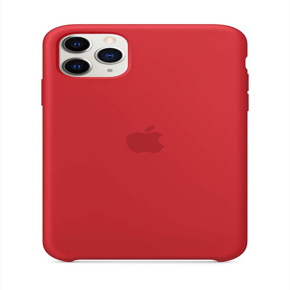 Funda Case Para Iphone 11 Protector Suave Silicon Rojo img #2