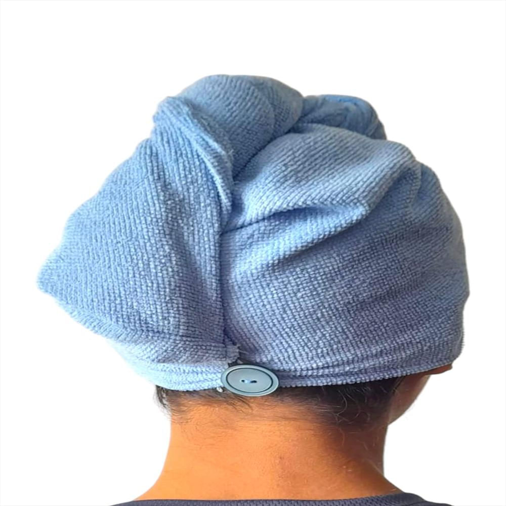 Gorro De Baño De Microfibra Antifrizz Anticaida Blanco img #3