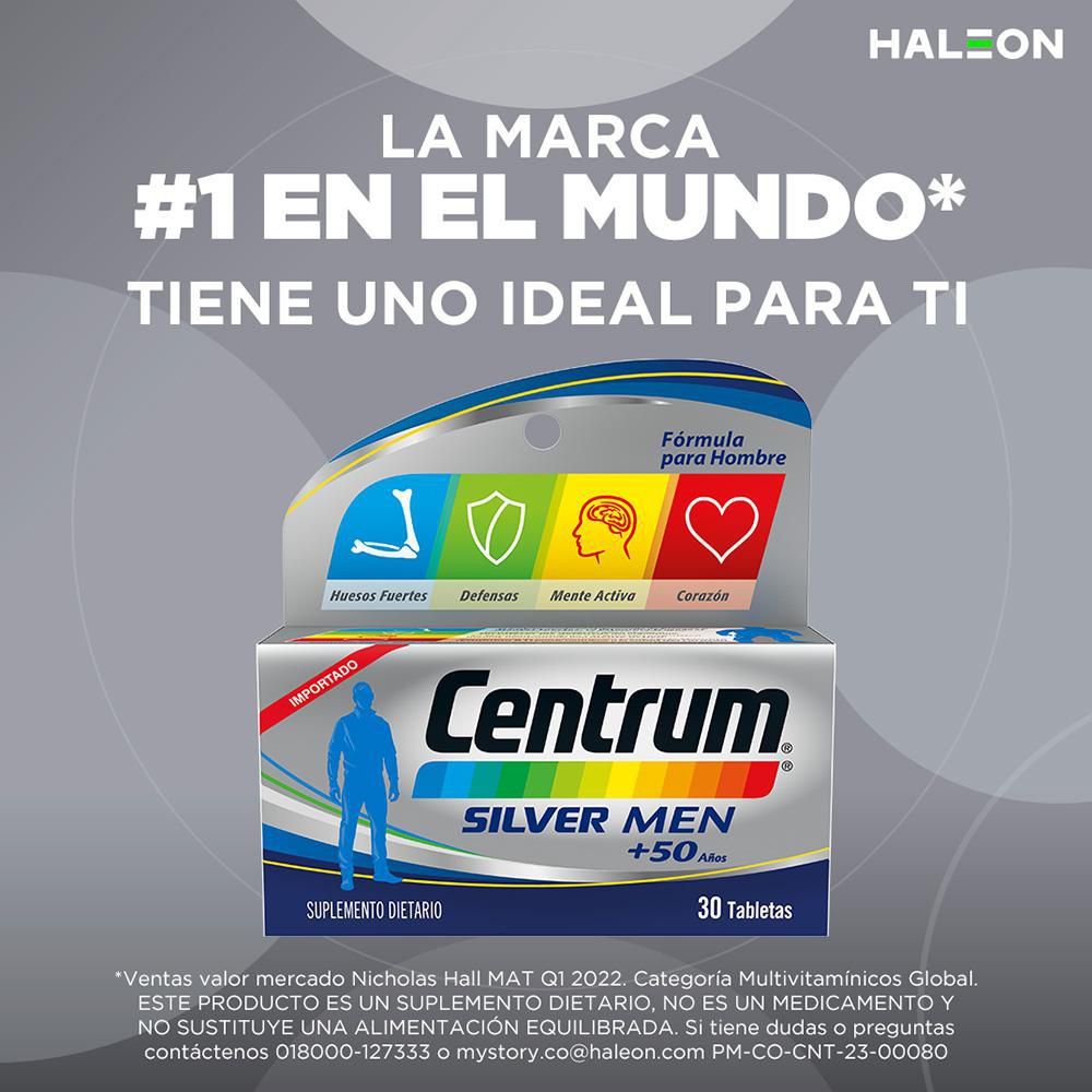 suplemento CENTRUM DIETARIO SILVER MEN (30  und) img #6