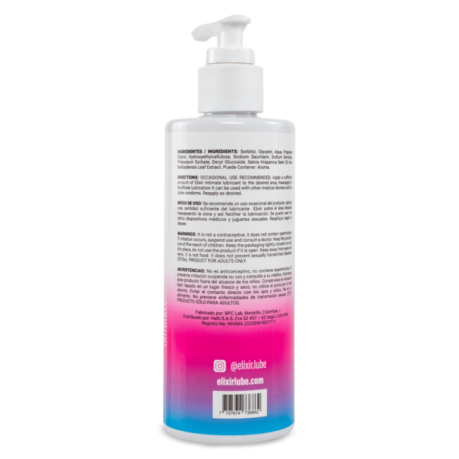Lubricante íntimo tipo cum elixir 250 ml img #2