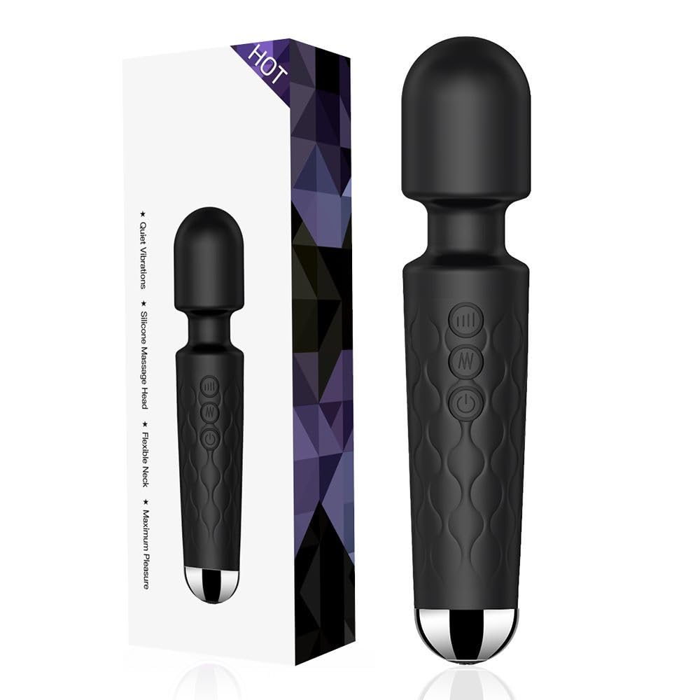 Vibrador tipo hitachi leonard negro img #1