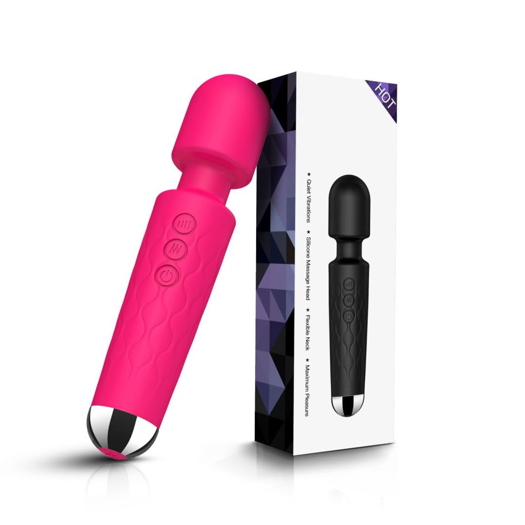 Vibrador tipo hitachi leonard fucsia img #1