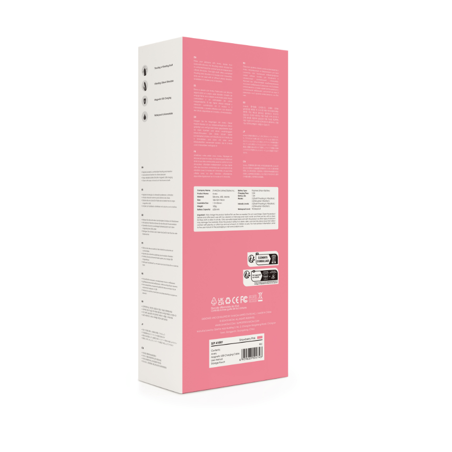 Vibrador svakom avery rosado img #11