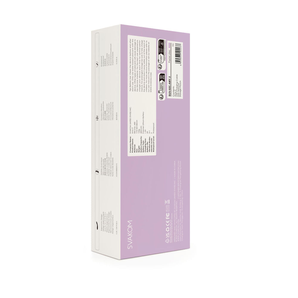 Vibrador svakom amy 2 lila img #9