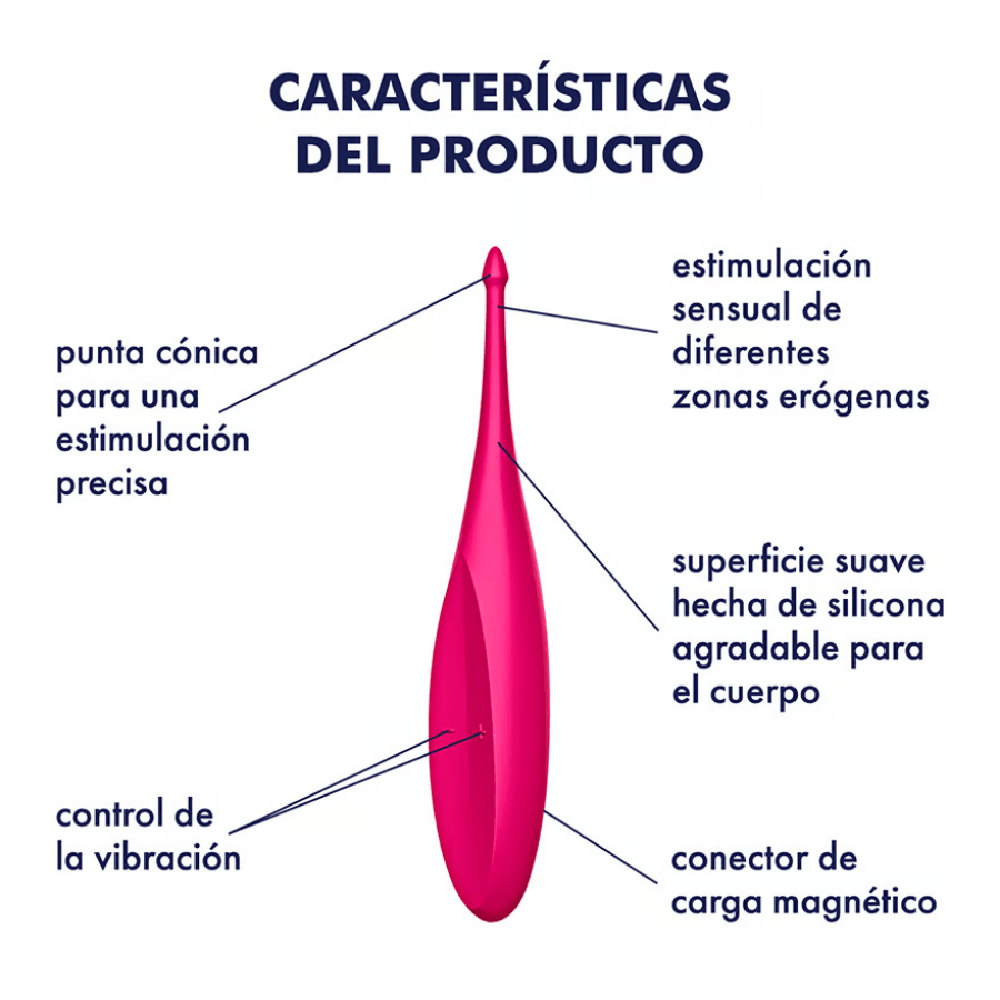 Vibrador satisfyer twirling fun rojo img #2