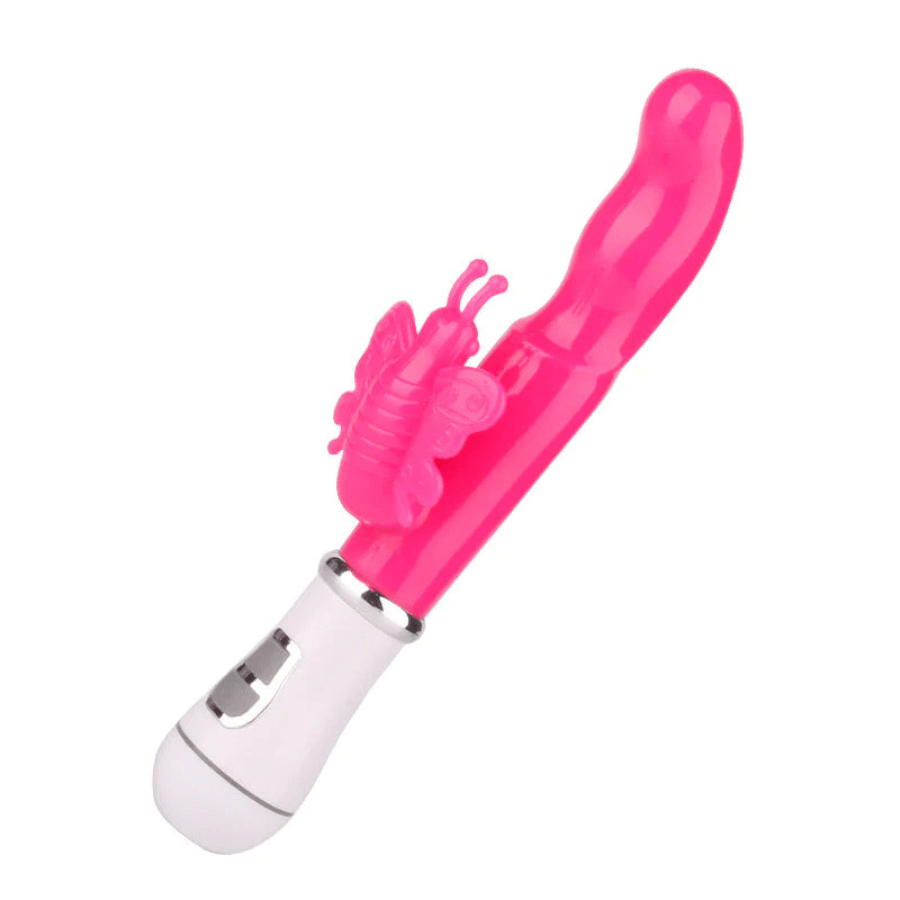 Vibrador punto g butterfly fucsia img #1