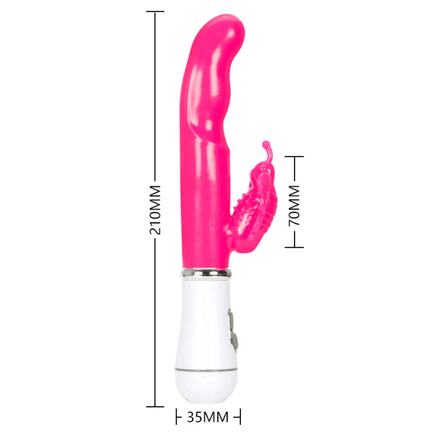 Vibrador punto g butterfly fucsia img #4