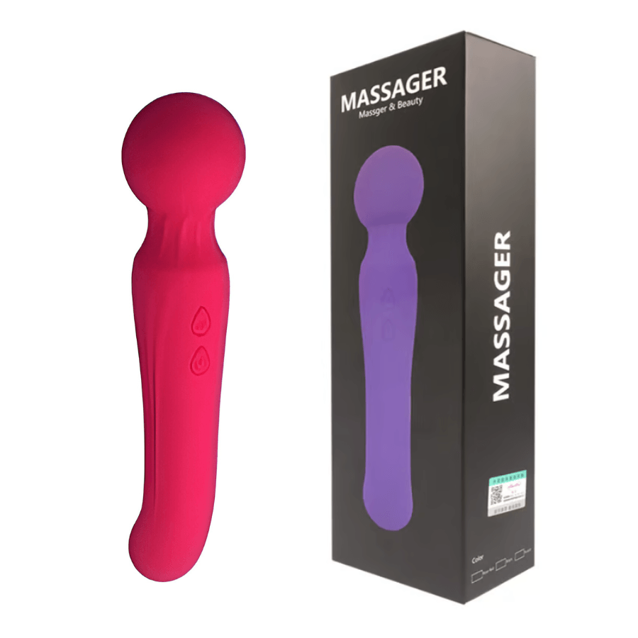 Vibrador massager beauty mannuo fucsia img #1