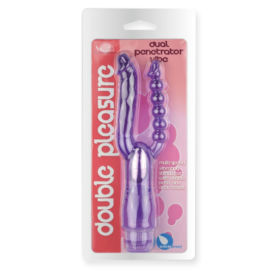 Vibrador doble estimulacion con esferas img #2