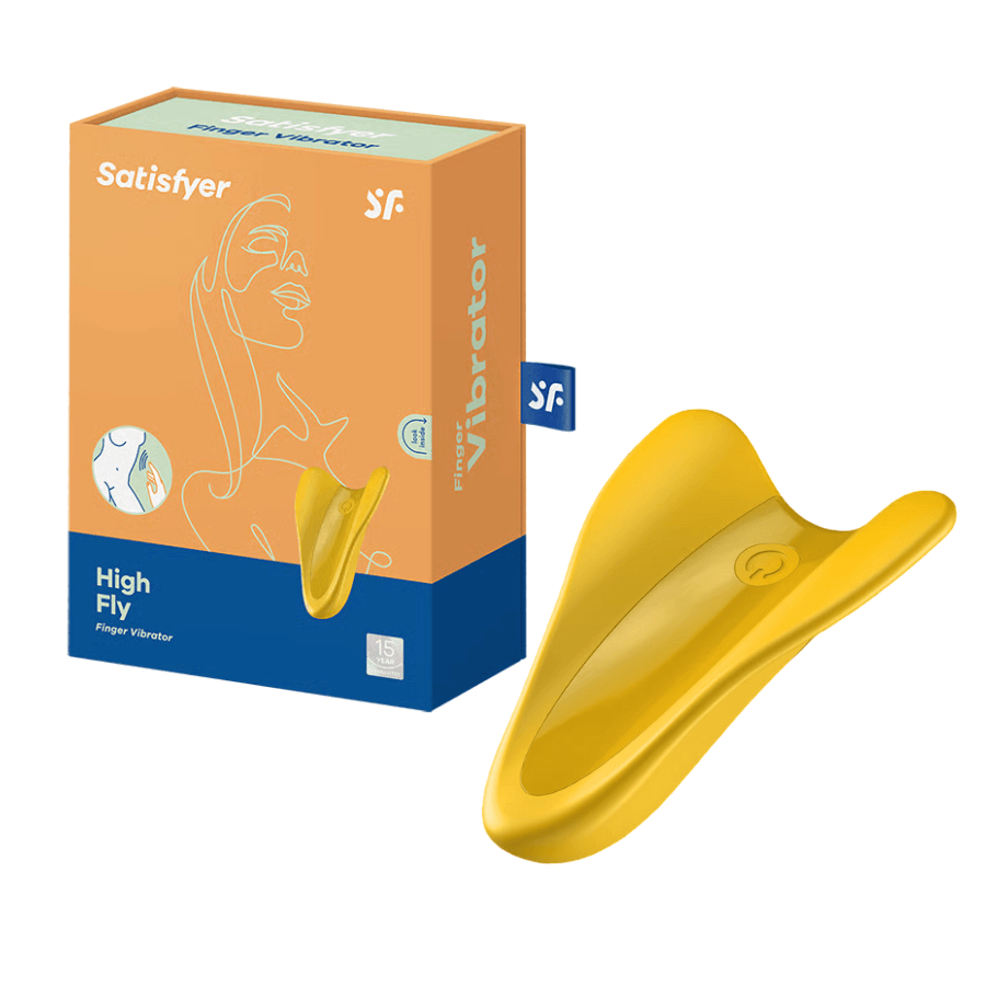 Vibrador de dedo satisfyer high fly amarillo img #1