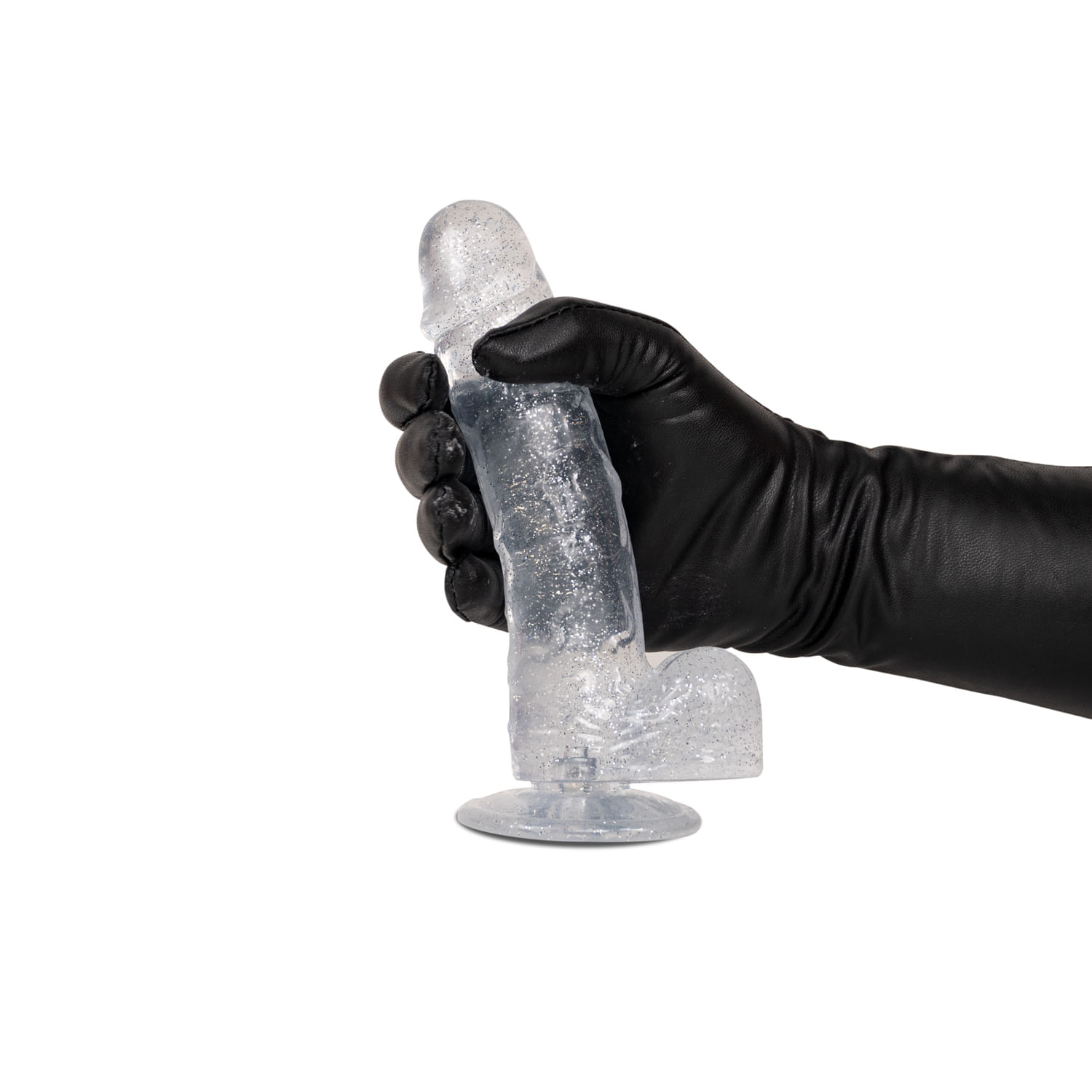 Raw Dildo Realista Nebula Transparente img #3