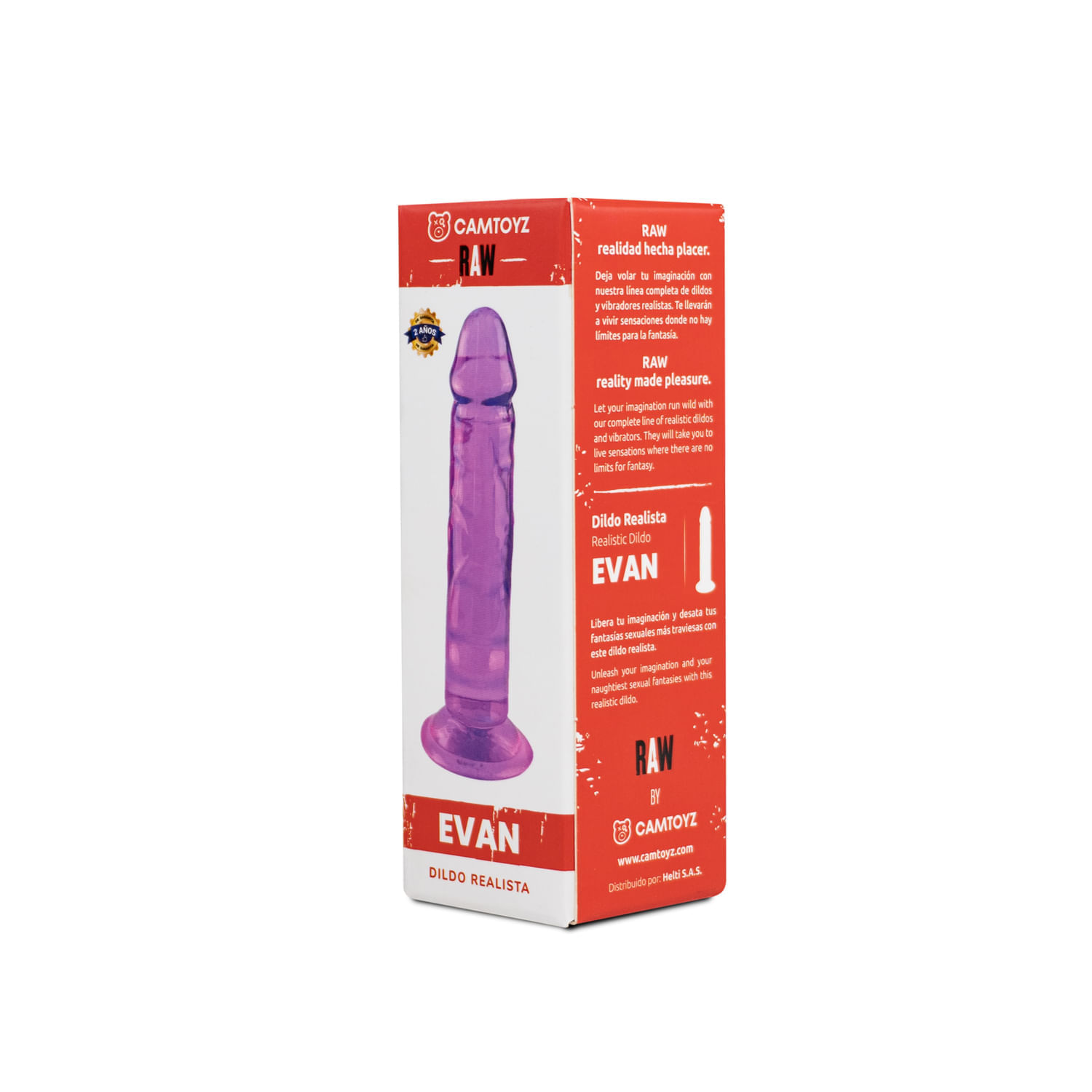 Raw dildo realista evan morado img #4