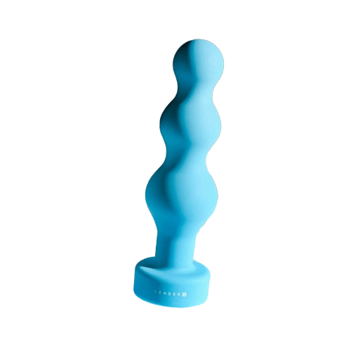 Plug anal con vibracion triple esfera gender x img #2