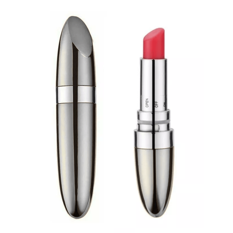 Bala vibradora lipstick vibe plateado img #1