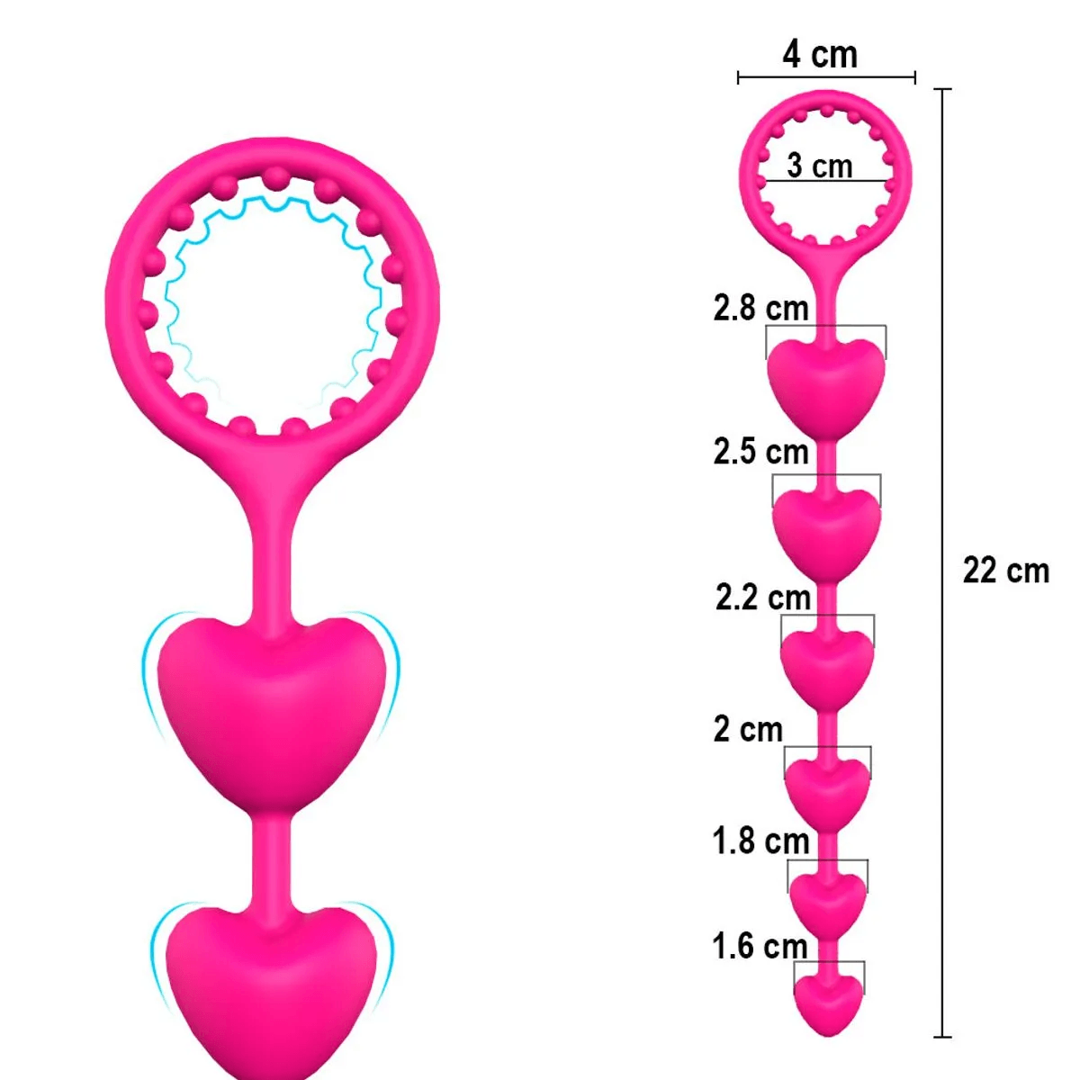 Bolas anales con anillo shande lily img #4