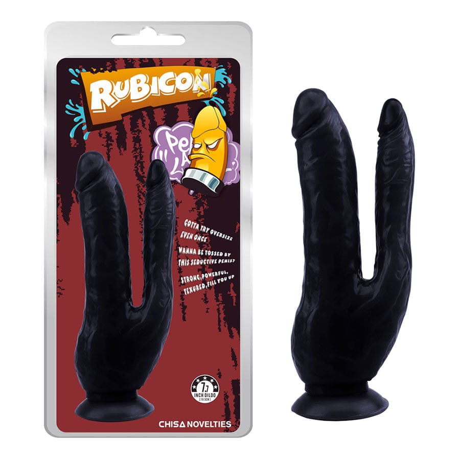 Dildo dark magic dual 20 cm black img #1