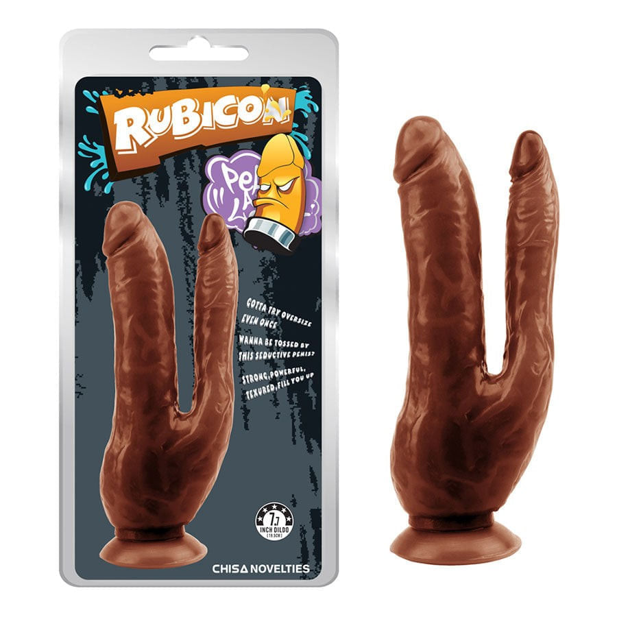 Dildo dark magic dual 20 cm brown img #1