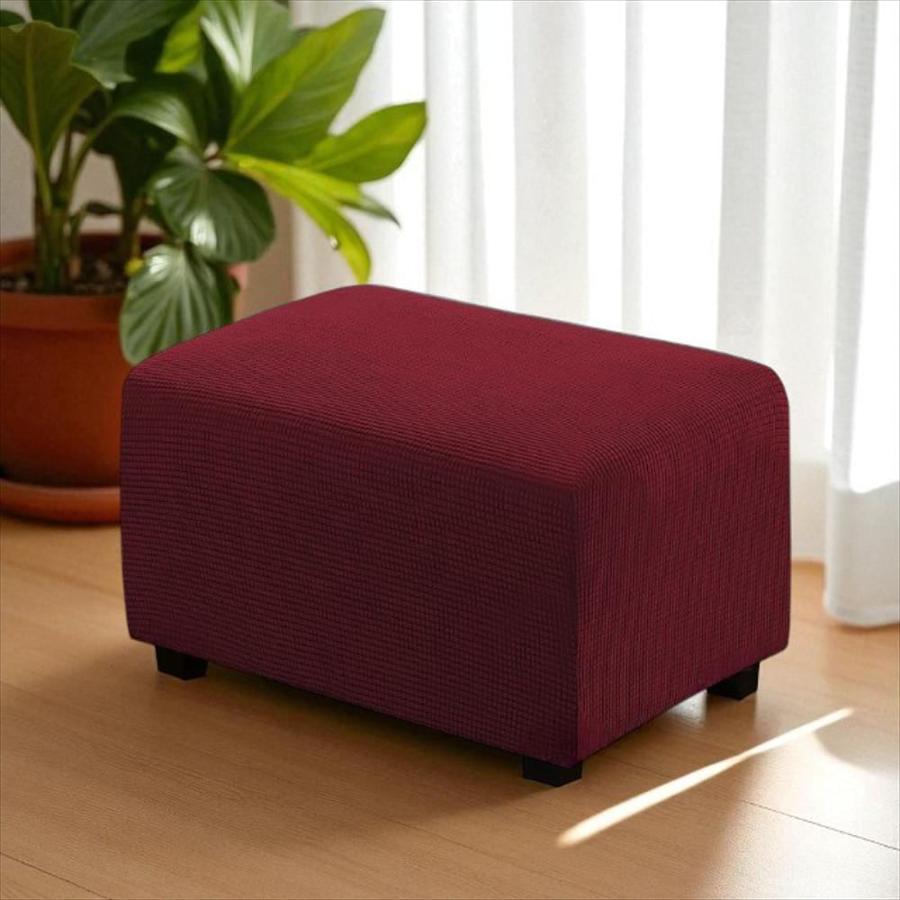 Puff Decorativo 80X40 Vinotinto img #1