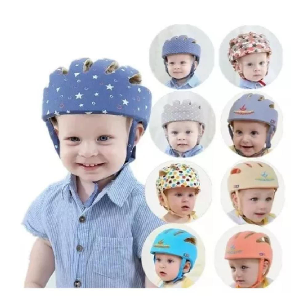 Casco Protector Para Bebes Antigolpes Ajustable Colo Éxito