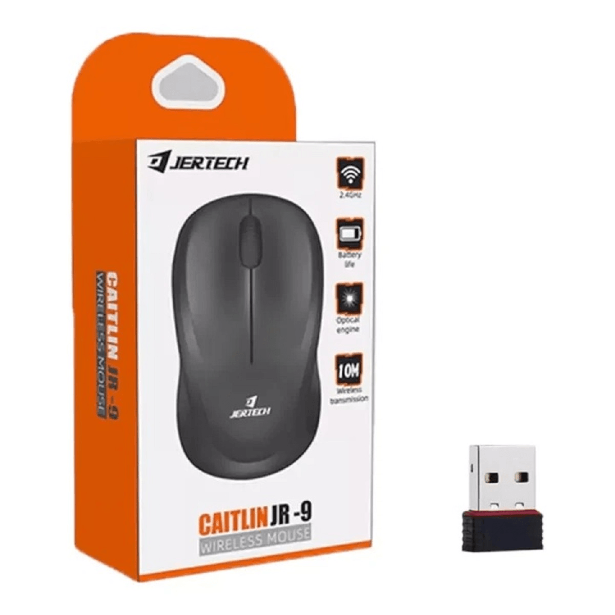 Mouse Inalámbrico Jertech De Pilas JR9 img #3