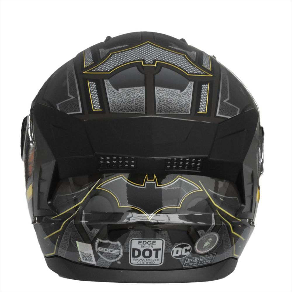 Casco Edge Casco Para Moto De Batman Casco Dc Integral Extreme