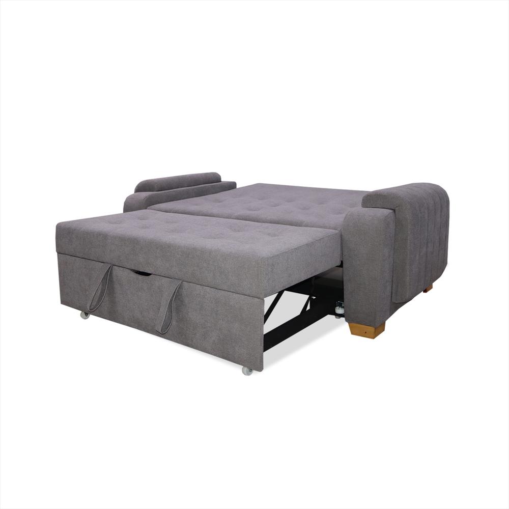Sofacama Multifuncional Stauffer Gris + Cojines img #2