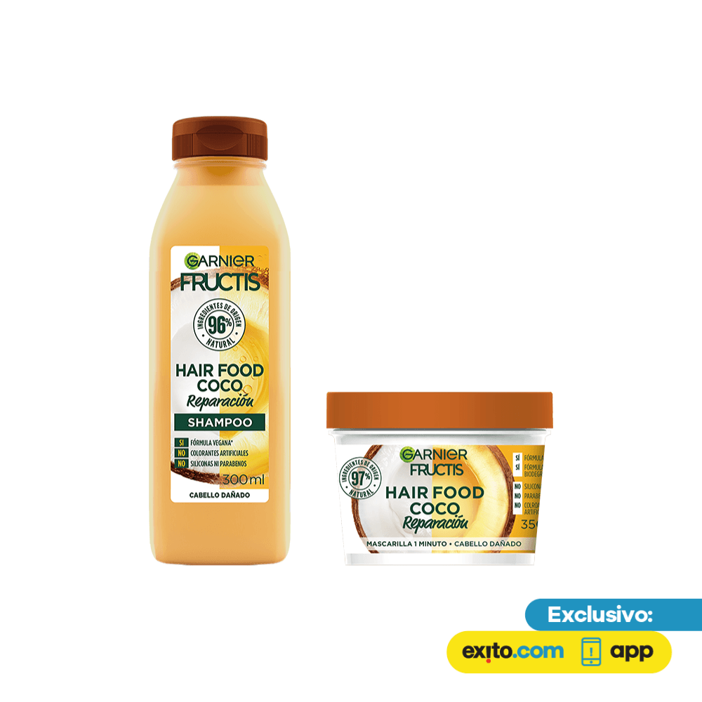 Pack Hair Food Coco Fructis Shampoo + Mascarilla img #1