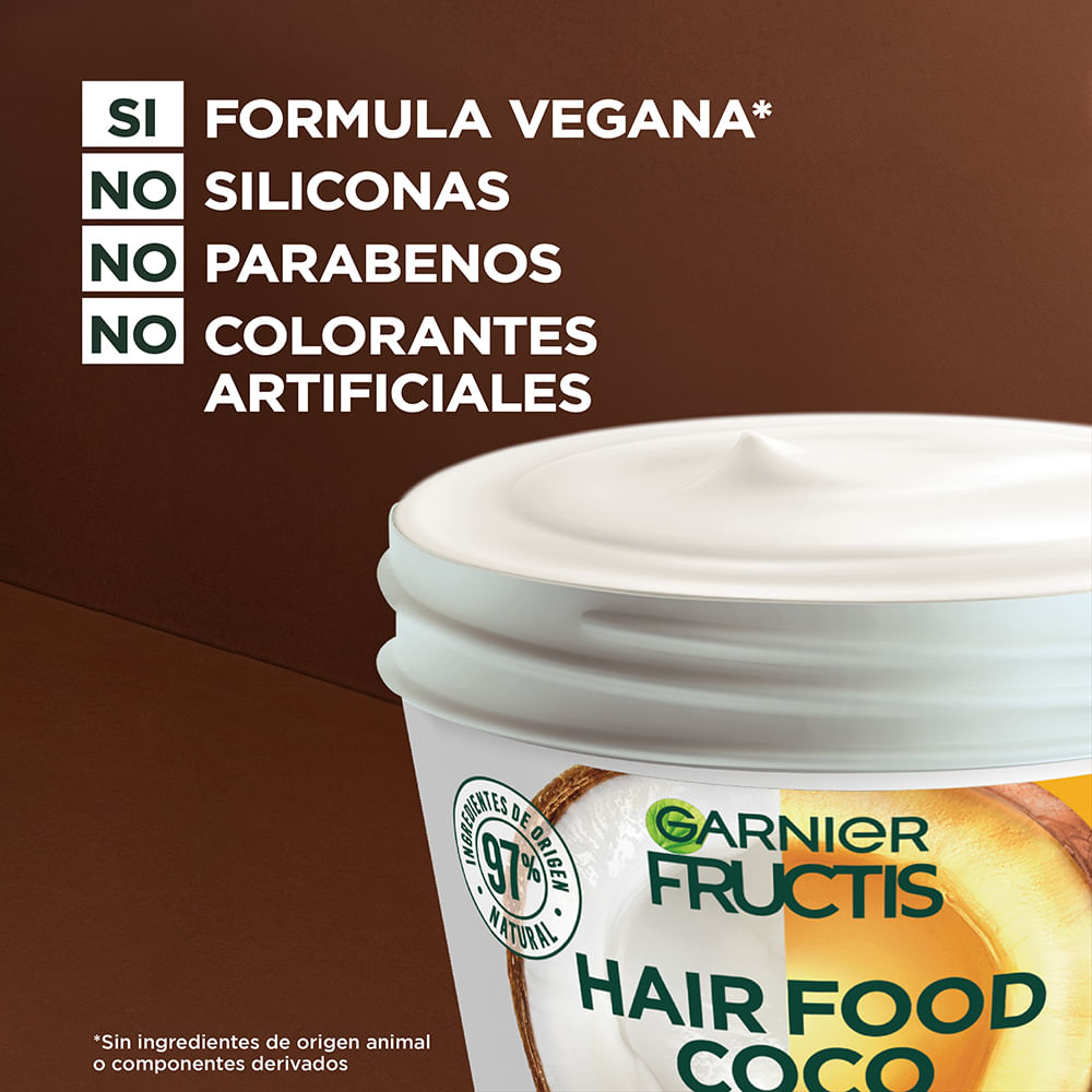 Pack Hair Food Coco Fructis Shampoo + Mascarilla img #3
