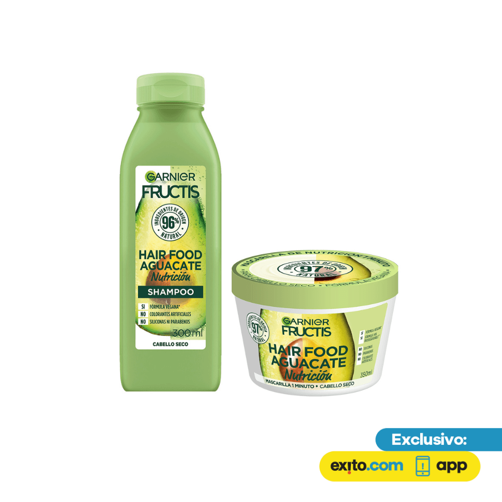 Pack Hair Food Aguacate Fructis Shampoo + Mascarilla img #1