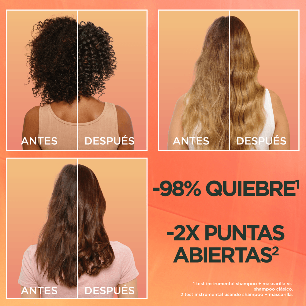Pack Hair Food Piña Fructis Shampoo + Mascarilla img #5