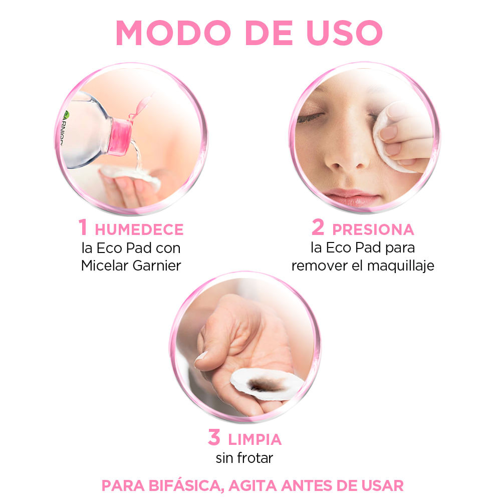 Pack Micelar Garnier Todo en 1 400ml + Bifasica 400ml img #5
