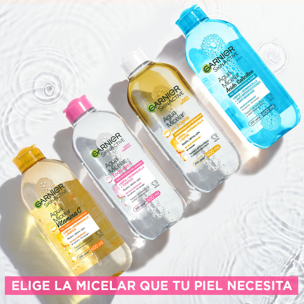 Pack Micelar Garnier Todo en 1 400ml + Bifasica 400ml img #7