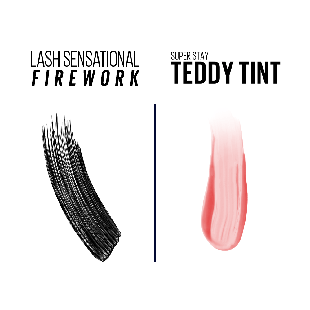 Pack Pestañina Firework + Teddy Tint Baby Tee Maybelline img #3