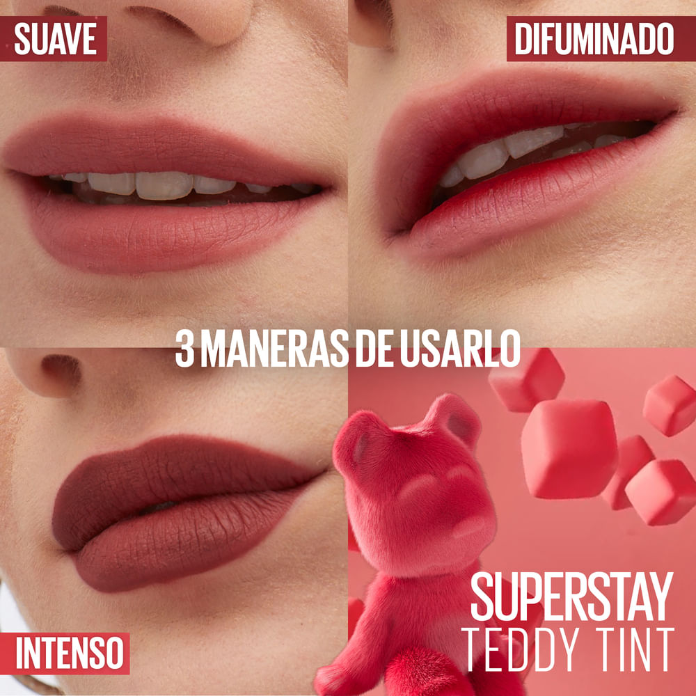 Pack Pestañina Firework + Teddy Tint Baby Tee Maybelline img #6